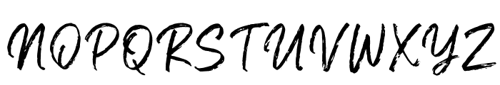 Delista-Regular Font UPPERCASE