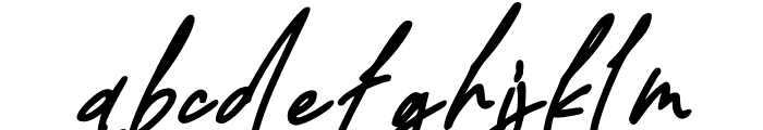 Delistha Signature Italic Font LOWERCASE