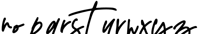 Delistha Signature Font LOWERCASE