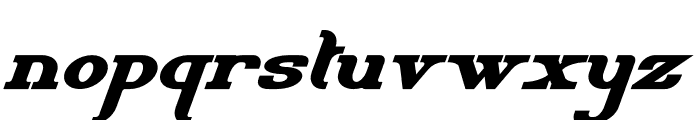 Delith Bold Italic Font LOWERCASE