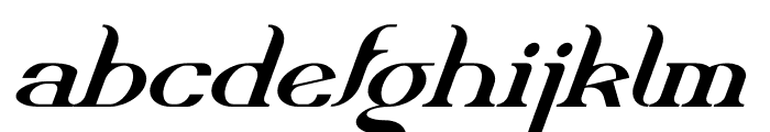 Delith Italic Font LOWERCASE