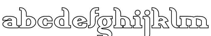 Delith Line Bold Font LOWERCASE