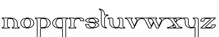 Delith Line Font LOWERCASE