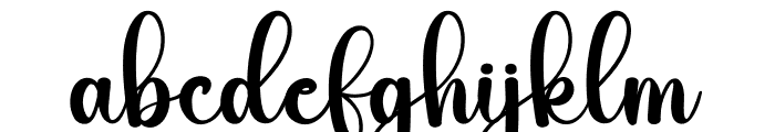Delive Font LOWERCASE