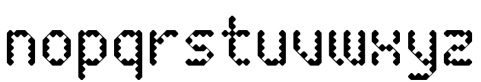Delko Lined Regular Font LOWERCASE