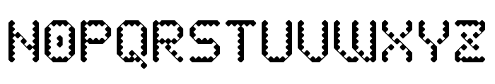 DelkoLined-Regular Font UPPERCASE