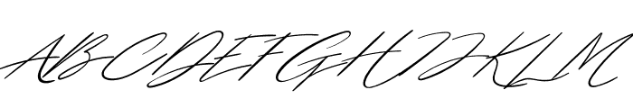 Dellafina Street Italic Font UPPERCASE