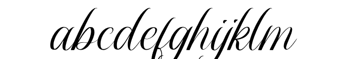 Dellanor Script Font LOWERCASE