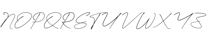 Dellany Signature Regular Font UPPERCASE
