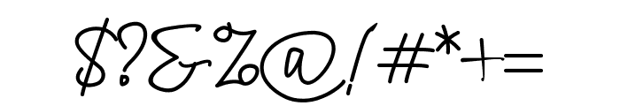 Dellia Signature Font OTHER CHARS