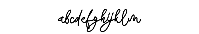 Dellia Signature Font LOWERCASE
