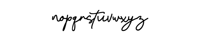 Dellia Signature Font LOWERCASE