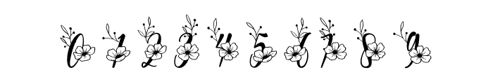 Dellina Monogram Font OTHER CHARS