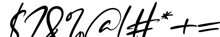 Dellisa Roslytta Italic Font OTHER CHARS