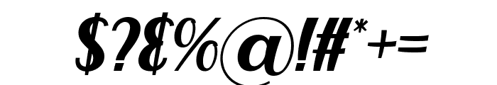 Delliva Italic Font OTHER CHARS