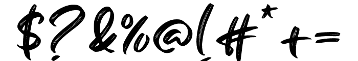 Dellons Signature Font OTHER CHARS