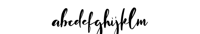 Dellphia Regular Font LOWERCASE