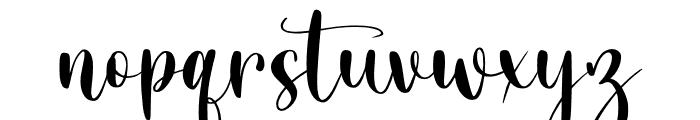 Delminsta Font LOWERCASE