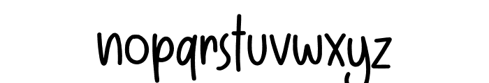 Delmora Font LOWERCASE