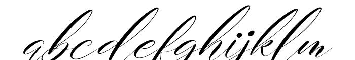 Delmore Italic Font LOWERCASE