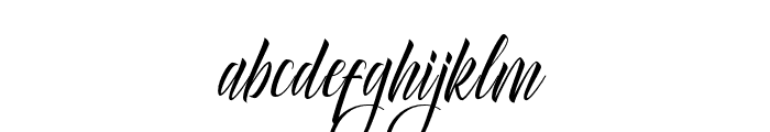 Delphin Spring Regular Font LOWERCASE