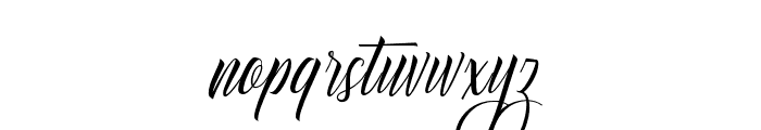 Delphin Spring Regular Font LOWERCASE