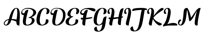 Deltiny Italic Font UPPERCASE