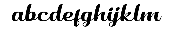 Deltiny Italic Font LOWERCASE