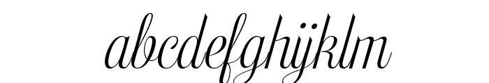 Delugia-Italic Font LOWERCASE