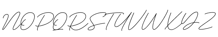 Deluna Signature Font UPPERCASE