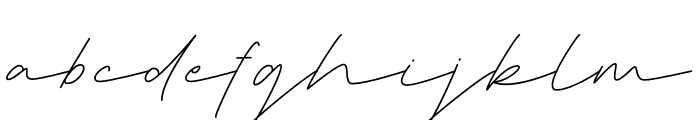 Deluna Signature Font LOWERCASE
