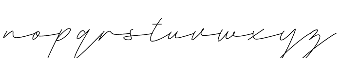 Deluna Signature Font LOWERCASE