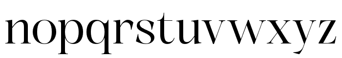 Deluxer Regular Font LOWERCASE