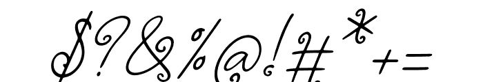 Delviyani Letter Italic Font OTHER CHARS