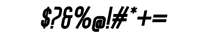 Delvon Semi Bold Italic Font OTHER CHARS