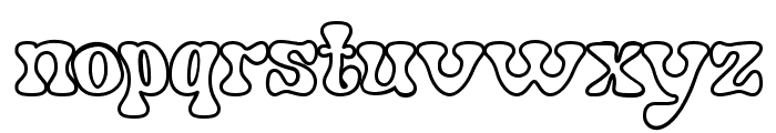 DelyaMonteOutline Font LOWERCASE