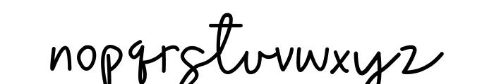 Delyma Font LOWERCASE