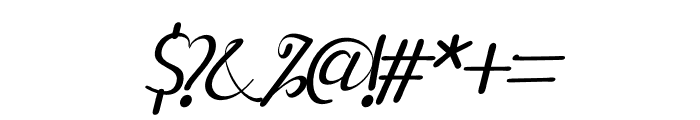 Delyna Italic Font OTHER CHARS