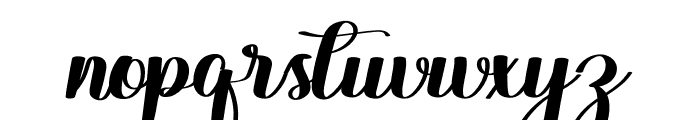Delysha Script Font LOWERCASE
