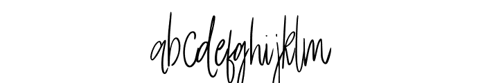 DemirahSignature-Regular Font LOWERCASE