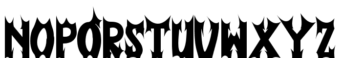 Demon Christmas Font UPPERCASE