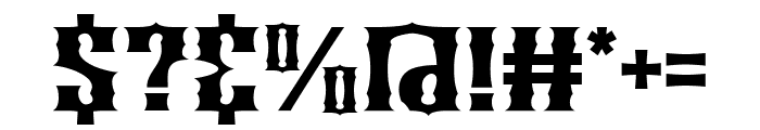 Demon Clan Font OTHER CHARS