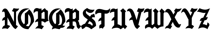 Demon Old English Font UPPERCASE