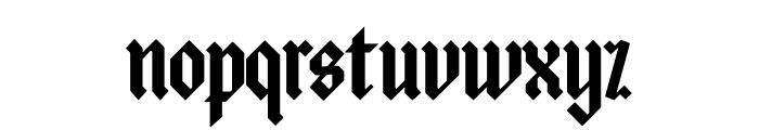 Demon Old English Font LOWERCASE