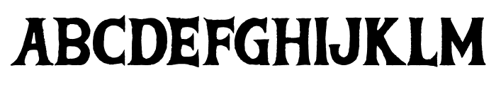 Demonic Hostel Font LOWERCASE