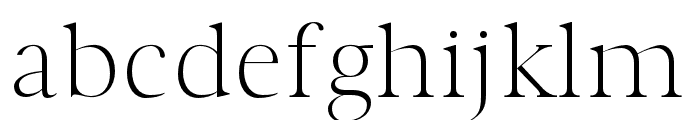 Denish-Light Font LOWERCASE