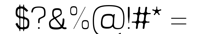Denson-LightRound Font OTHER CHARS