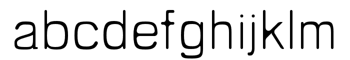 Denson-LightRound Font LOWERCASE