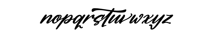 Denthyra Italic Font LOWERCASE