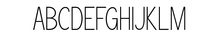 Dentika-ExtraLight Font UPPERCASE